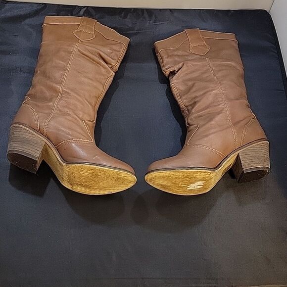 BAKERS FOLD OVER HIGH HEEL WESTERN STYLE COWGIRL WOMEN BOOT - Picture 12 of 16